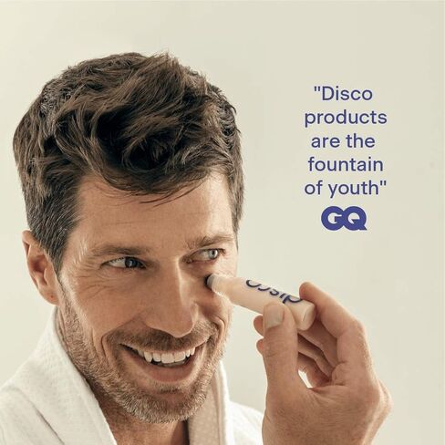 قلم ديسكو للعين للرجال، مضاد للشيخوخة والإصلاح، للانتفاخ والهالات السوداء، طبيعي بالكامل وخالي من البارابين، 10 مل in Kuwait