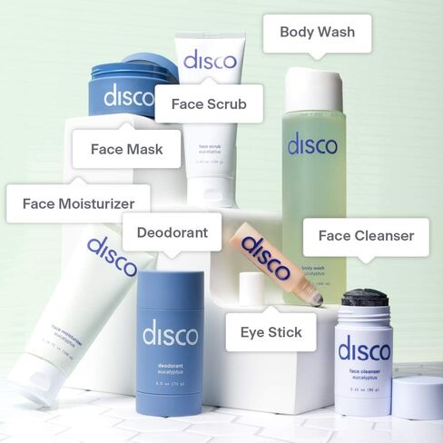 قلم ديسكو للعين للرجال، مضاد للشيخوخة والإصلاح، للانتفاخ والهالات السوداء، طبيعي بالكامل وخالي من البارابين، 10 مل in Kuwait