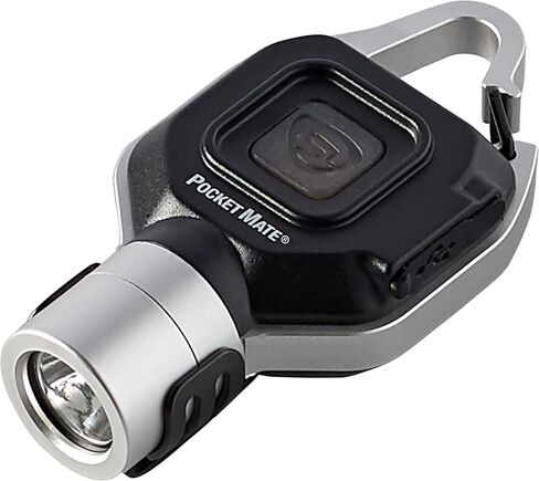 Streamlight 73301 Pocket Mate 325-Lumen Keychain/Clip-on USB Flashlight القابلة لإعادة الشحن، أحمر in Saudi Arabia