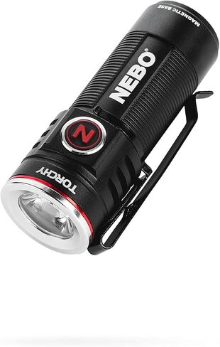 NEBO 6000 Lumen Flashlight, 4X Zoom, Waterproof, Black & NEBO Rechargeable Pen Light Flashlight, 360 Lumens in Kuwait