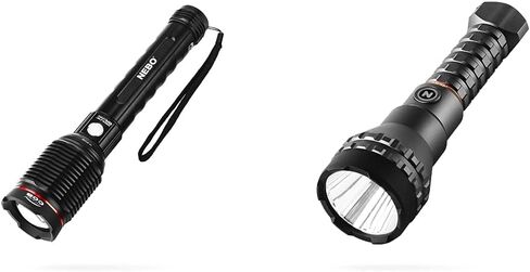 NEBO 6000 Lumen Flashlight, 4X Zoom, Waterproof, Black & NEBO Rechargeable Pen Light Flashlight, 360 Lumens in Kuwait