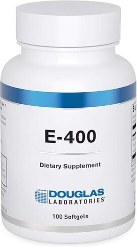 مختبرات دوغلاس E-400 | فيتامين هـ للحماية المضادة للأكسدة ودعم القلب والأوعية الدموية | 100 كبسولة in Saudi Arabia