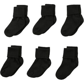جوارب Jefferies Socks Baby Girls' 6 أزواج مستديرة بدون خياطة in Kuwait