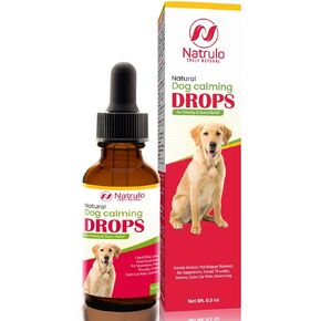 قطرات طبيعية مهدئة للكلاب لتخفيف القلق والتوتر - مكمل غذائي سائل مهدئ للكلاب للانفصال، والسفر، والرعد، والعواصف، وركوب السيارة الهادئة، والعناية - علاج لطيف وشامل لراحة الحيوانات الأليفة، 0.5 أونصة in Kuwait