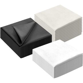 Microfiber Cleaning Cloth 30PCS Microfiber Cloths Washable Lens Cleaning Cloths Glasses Clean Clothes for Camera Lenses Screens Eyeglasses Tablets in Kuwait