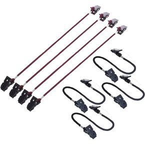 4 قطع من BCP اللون الأسود + 4 قطع عنابي اللون قبعة / مثبت قبعة للصيد ، للاستخدام الخارجي in Kuwait