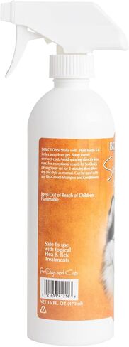 Bio-Groom So Quick Dry Dog Spray – Detangler Spray for Dogs & Cats, Shortens Drying Time, Unscented, Cruelty-Free, Made in USA, Dog Grooming Products – 16 fl oz 1-Pack in Saudi Arabia