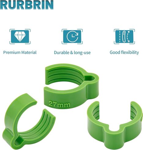 RURBRIN Coiled Hose Clips Compatible with Festool 27mm Vacuum Hoses, Festool Sander And Dust Extractor, 10 Sets Tidy your mess in Kuwait