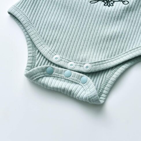 Elspilit Preemie Newborn Baby Girl Clothes Infant Long Sleeve Romper Pants Headband Outfits Sets in Kuwait