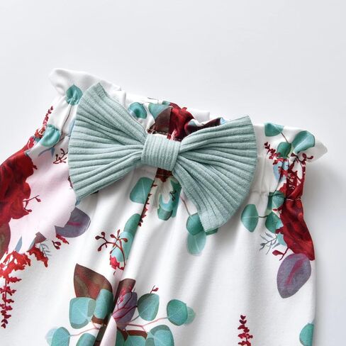 Elspilit Preemie Newborn Baby Girl Clothes Infant Long Sleeve Romper Pants Headband Outfits Sets in Kuwait