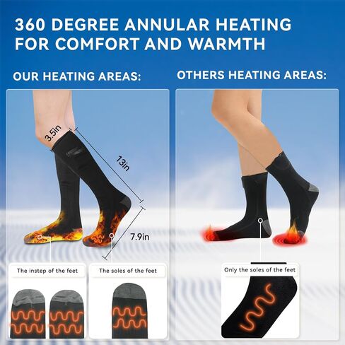 Heated Socks for Men/Women in Kuwait