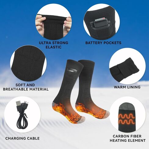 Heated Socks for Men/Women in Kuwait