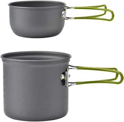 أدوات طهي للتخييم من ELK للتخييم في الهواء الطلق والمشي لمسافات طويلة وحقائب الظهر والنزهات - صغيرة الحجم وخفيفة الوزن وقابلة للحمل in Kuwait