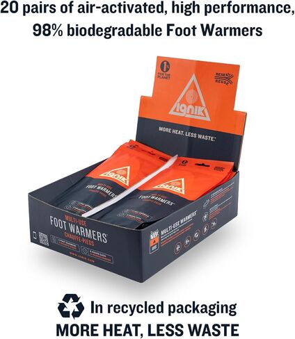 Ignik 8-Hour Compostable Foot Warmers with Resealable AirBarrier Pouch in Kuwait