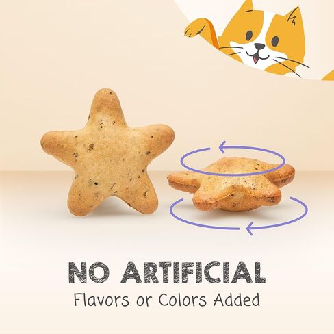 ميوي! علاج القطط ستاري سبينرز، 2.8 أونصة، علاج 2 في 1 ولعبة مصنوعة من الدجاج الحقيقي وكبد الدجاج والنعناع البري، تشجع على اللعب وانخفاض السعرات الحرارية in Kuwait