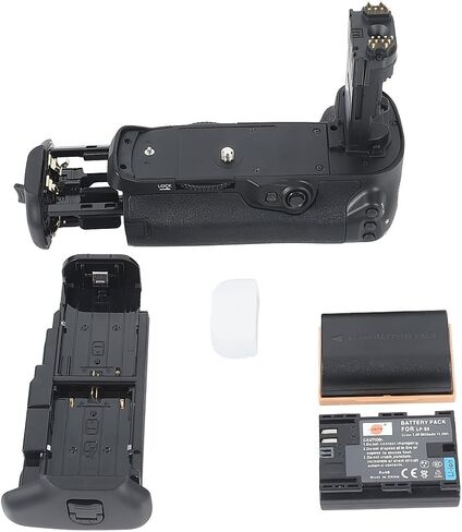 بديل DSTE لمقبض البطارية العمودي Pro BG-E16 + 2X LP-E6 متوافق مع كاميرا Canon 7D Mark II الرقمية in Saudi Arabia