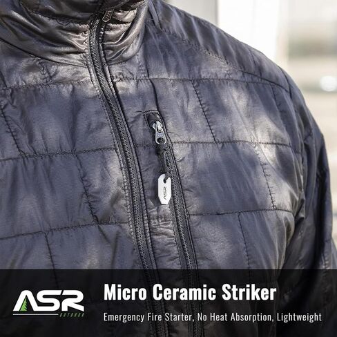 ASR Outdoor 2 Pack Micro Ceramic Striker Ferro Rod Fire Starter - إنشاء أداة النجاة في حالات الطوارئ in Saudi Arabia