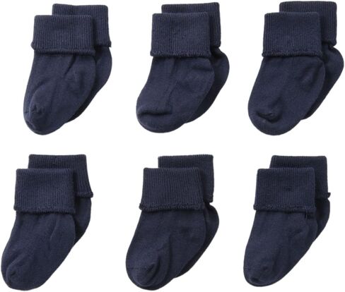 Jefferies Socks Baby-Girls 6 Pair Pack Seamless Turn Cuff Socks in Kuwait