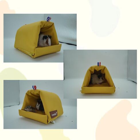 Rat Bed Leather Small Animal Bed Ferret Hammock Cage Accessories Bed for Guinea Pig Chinchilla Hedgehog Sugar Glider(Mint Green) in Kuwait
