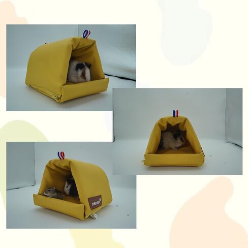 Rat Bed Leather Small Animal Bed Ferret Hammock Cage Accessories Bed for Guinea Pig Chinchilla Hedgehog Sugar Glider(Mint Green) in Kuwait