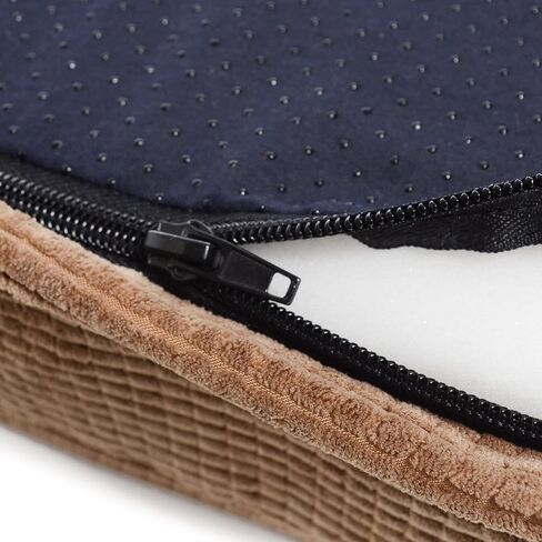 سرير كلب مبطن مبطن لتقويم العظام من ميليارد، رغوة قفص البيض مع غطاء وسادة فخم قابل للغسل (41 بوصة × 27 بوصة × 4 بوصة) in Kuwait