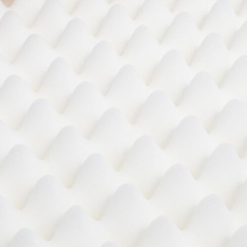 سرير كلب مبطن مبطن لتقويم العظام من ميليارد، رغوة قفص البيض مع غطاء وسادة فخم قابل للغسل (41 بوصة × 27 بوصة × 4 بوصة) in Kuwait