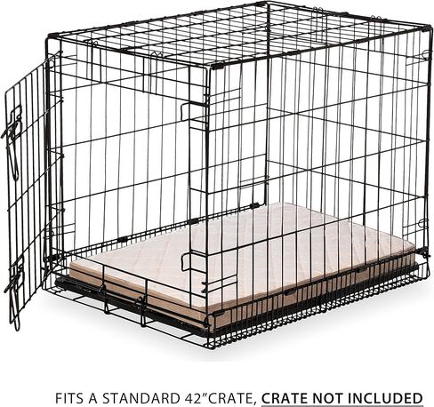 سرير كلب مبطن مبطن لتقويم العظام من ميليارد، رغوة قفص البيض مع غطاء وسادة فخم قابل للغسل (41 بوصة × 27 بوصة × 4 بوصة) in Kuwait