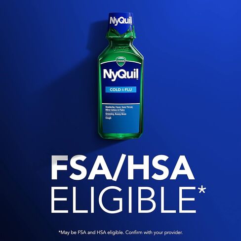 فيك nyquil السعال البارد والانفلونزا الإغاثة الليلية، السائل الأصلي، 2x12 أوقية سائلة in Saudi Arabia