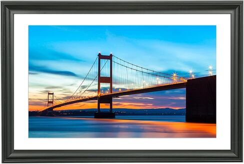 LTYHHK 12x23 Panoramic Picture Frames Solid Wood 11x22 Newspaper Frame ,Displays Picture11x22 with Mat or 12x23 Inch without Mat, Poster Frame 12x23 Photo Frames Family Wall 11x22 Picture Frame Black in Saudi Arabia