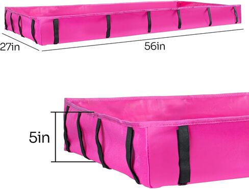 او اي اي بي او قاعدة من قماش القنب لقفص خنزير غينيا لموطن شبكات 2×4 سي اند سي، بطانة قفص سميكة مقاومة للماء وقابلة للغسل مع حواف معززة للحيوانات الصغيرة والارانب والقنفذ - روز in Kuwait