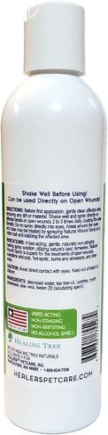 Healers Natural Wound Spray First Aid for Pets, 8 oz, 755274-Wound Care in Kuwait