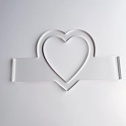Heart Charcuterie Board Handle Router Template, Clear Acrylic Template, Woodworking Router Template in Saudi Arabia