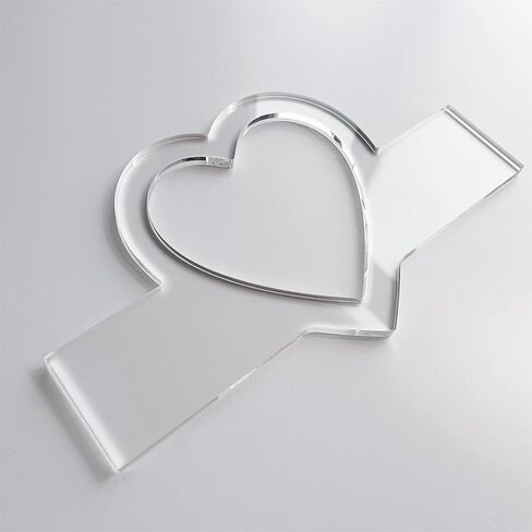 Heart Charcuterie Board Handle Router Template, Clear Acrylic Template, Woodworking Router Template in Saudi Arabia