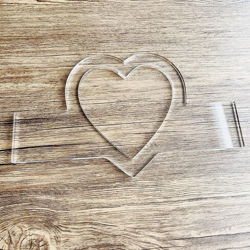 Heart Charcuterie Board Handle Router Template, Clear Acrylic Template, Woodworking Router Template in Saudi Arabia
