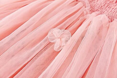 Baby Girls Tulle Tutu Dress Butterfly Flower Print Back Sundress Size 6M-5T in Saudi Arabia