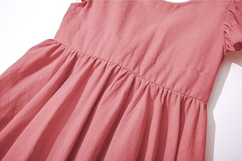 Toddler Girls Lace Dress Baby Kids Tie Back Bow Pom Pom Ruffle Sleeve Backless Party Princess Dresses in Saudi Arabia
