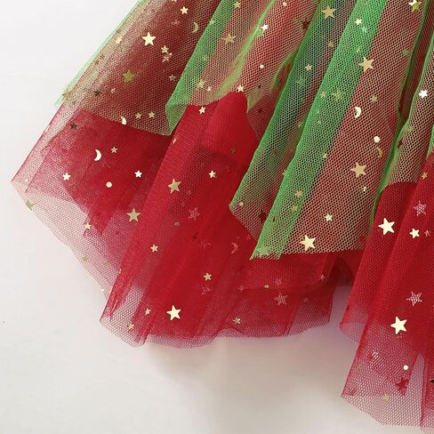 FANCYNN Toddler Girls Christmas Outfit Tulle Tutu Christmas Dress 9M-6Y in Kuwait