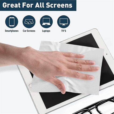 Microfiber Cleaning Cloth 30PCS Microfiber Cloths Washable Lens Cleaning Cloths Glasses Clean Clothes for Camera Lenses Screens Eyeglasses Tablets in Kuwait
