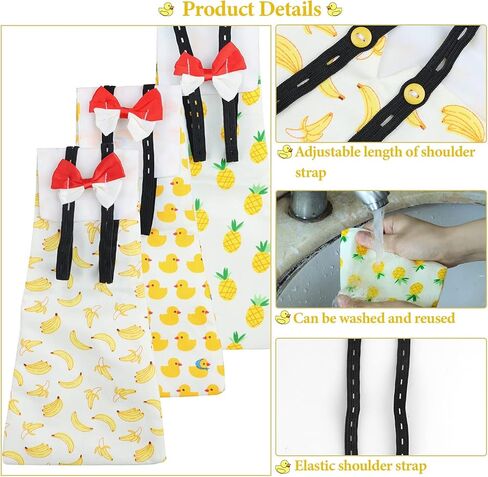 3 قطع حفاضات دجاجة للحيوانات الأليفة من كرافت شو، حفاضات البطة على شكل بطة، قابلة للغسل في الغسالة، حفاضات للحيوانات الأليفة برباط عنق قابلة لإعادة الاستخدام in Kuwait