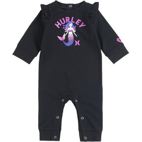 Hurley baby-girls Long Sleeve Coverall in Saudi Arabia