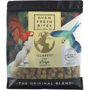 Oven Fresh Bites Freshly Baked Pet Bird Food, For Amazons, Cockatoos and Macaws, 42-Ounce Resealable Package in Kuwait