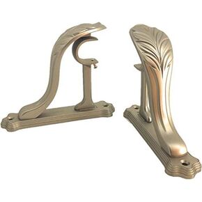 TEJATAN - دعامات قضبان الستائر (مجموعة من 2 (زوج واحد) - عتيق، نيكل) in Kuwait