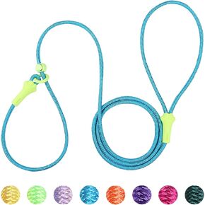 Dog Slip Leads for Chihuahua Yorkshire, Leash for Small Dogs Slip Lead Nylon No Pull, 8 Colors Classic Training 5.9FT Pet Puppy Leash, Training Rope for Small Animals