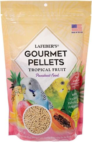 LAFEBER'S Parakeet Pellets (Tropical Fruit, 1.25 Ib Pack of 2) in Kuwait