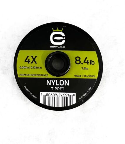 Cortland Tippet Bundle - 4X, 5X, & 6X. 100yds. Fly Fishing Tippet. Bundle Pack. Nylon Tippet. in Saudi Arabia