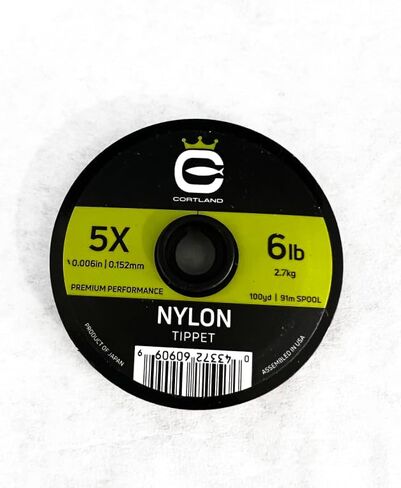 Cortland Tippet Bundle - 4X, 5X, & 6X. 100yds. Fly Fishing Tippet. Bundle Pack. Nylon Tippet. in Saudi Arabia