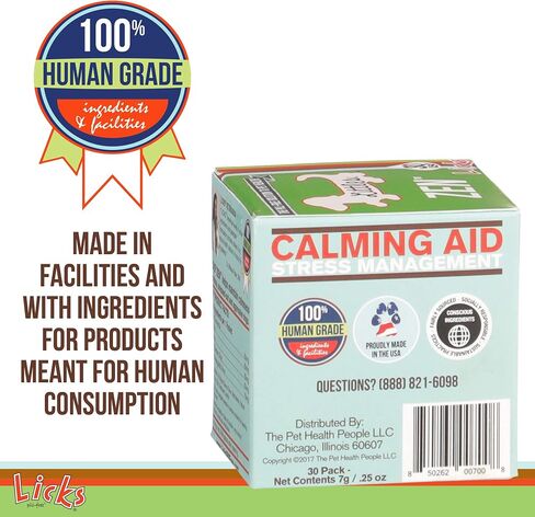 Licks Pill Free Zen Small Breed Dog Calming Aid - مكملات مساعدة Zen Calming Aid للسلوك العدواني والعصبية - تهدئة الكلاب والجراء لتخفيف التوتر وصحة الكلاب - عبوات جل - 30 استخدام in Saudi Arabia