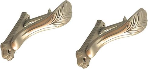 TEJATAN - دعامات قضبان الستائر (مجموعة من 2 (زوج واحد) - عتيق، نيكل) in Kuwait