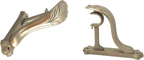 TEJATAN - دعامات قضبان الستائر (مجموعة من 2 (زوج واحد) - عتيق، نيكل) in Kuwait