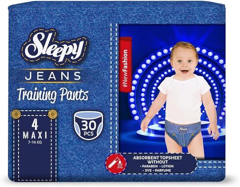 Pull-Ups Boys'-Girl's Potty Training Pants, Easy Pull Toddler Training Underwear for Boy and Girls Strong Absorbent Size 4 Maxi (15-37 Lbs, 30 Count) in Kuwait